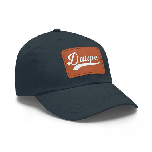 Daupe Leather Patch Dad Hat