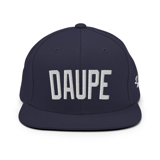 Straight Daupe Snapback Hat Mono Tone