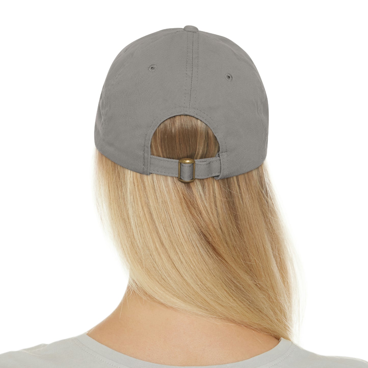 Daupe Leather Patch Dad Hat